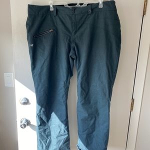 Obermeyer womens ski pants grey size 20